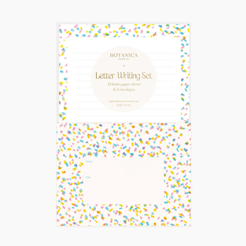 Confetti / Letter Writing Set