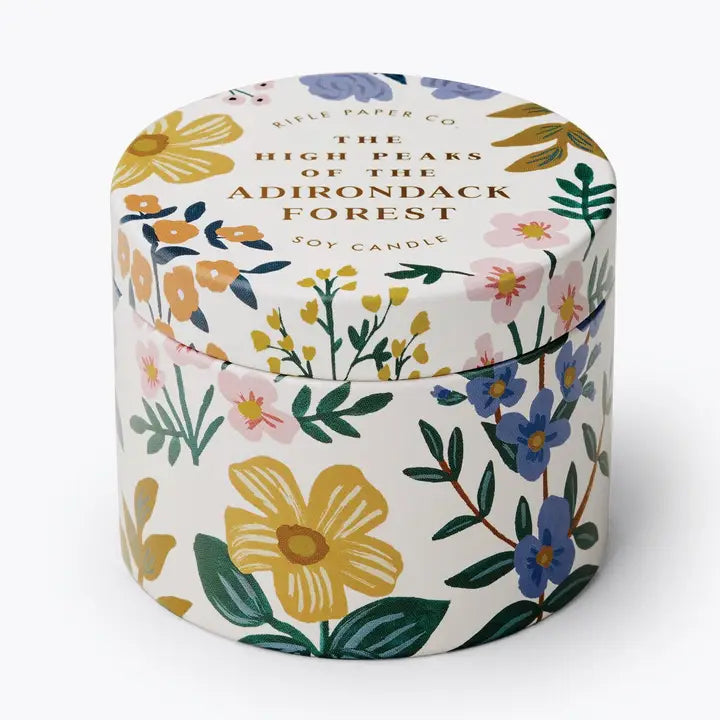 The High Peaks of the Adirondacks Forest 3 oz Tin Candle