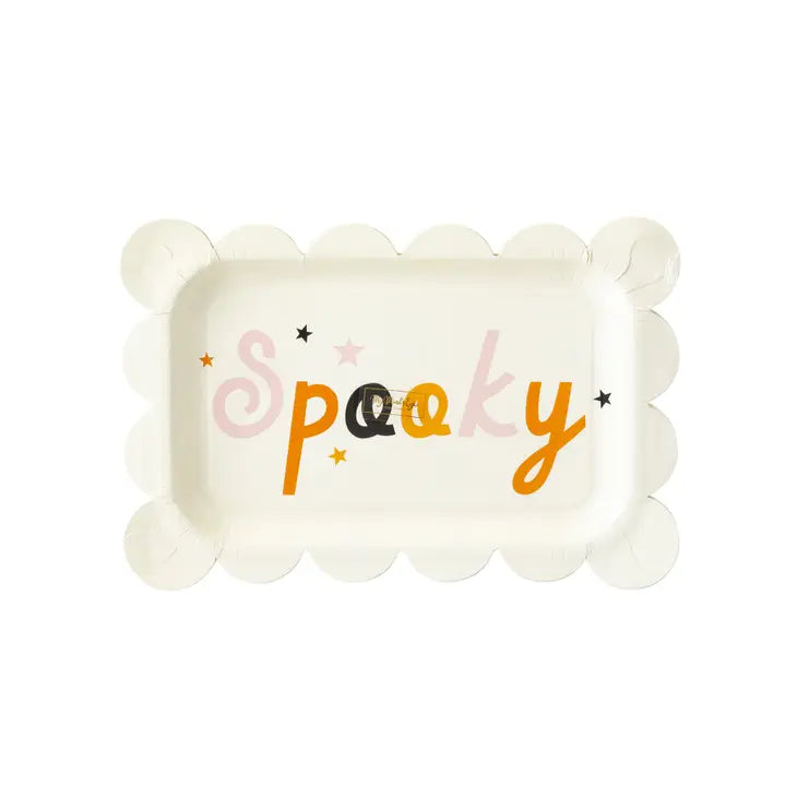 HEY PUMPKIN SPOOKY PAPER PLATE - FINAL SALE