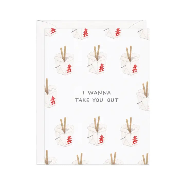Take You Out — Asian Food Pun Love Card