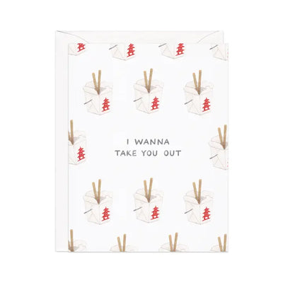 Take You Out — Asian Food Pun Love Card