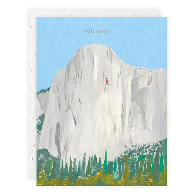 Plantable Card - You Rock - Birthday Card