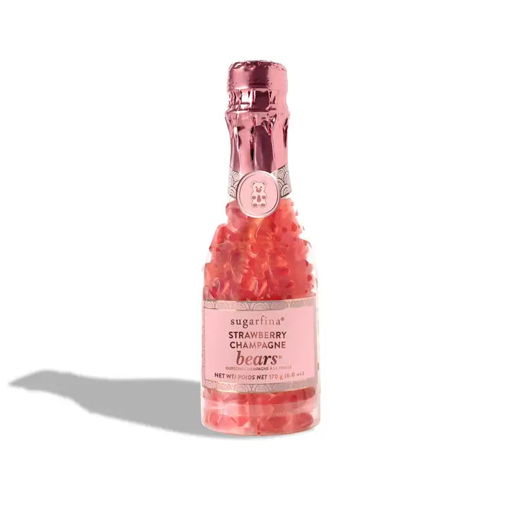 STRAWBERRY CHAMPAGNE BEARS CELEBRATION BOTTLE