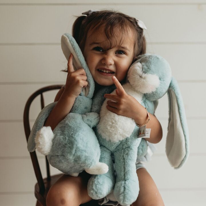 Tiny Nibble Bunny - Stormy Blue