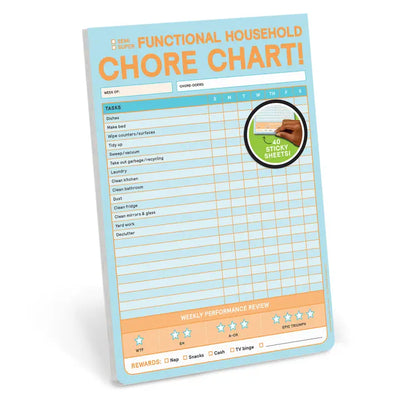 CHORE CHART BIG & STICKY NOTEPADS