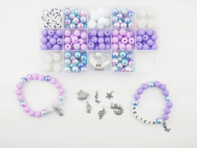 MERMAID DIY BRACELET CRAFT KIT FOR KIDS - GIRL JEWELRY GIFT