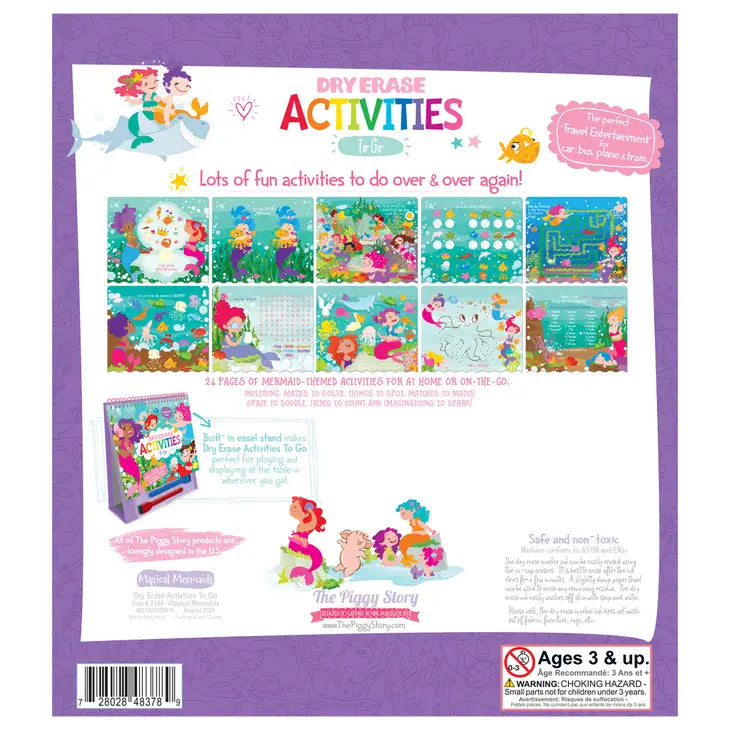DRY ERASE ACTIVITIES TO GO - MAGICAL MERMAIDS