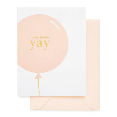 Yay Birthday Balloon Card