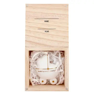 Baby's First Christmas Ornament - Baby Carriage