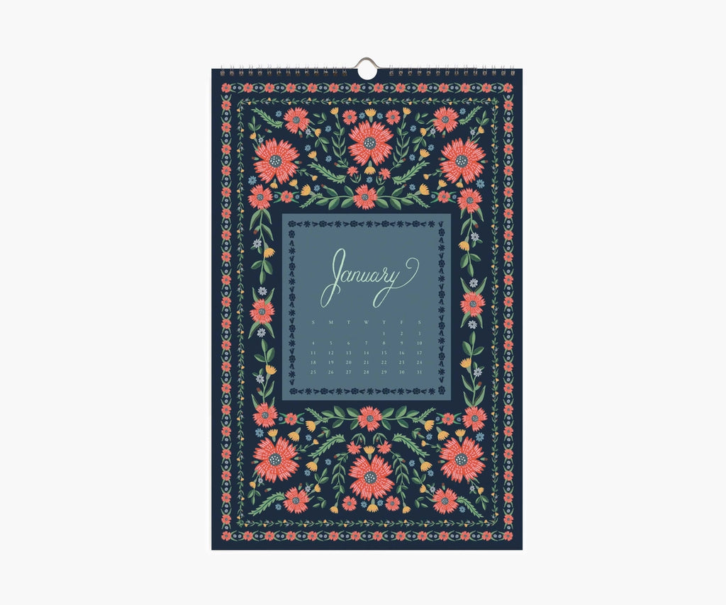 2026 Flora Wall Calendar