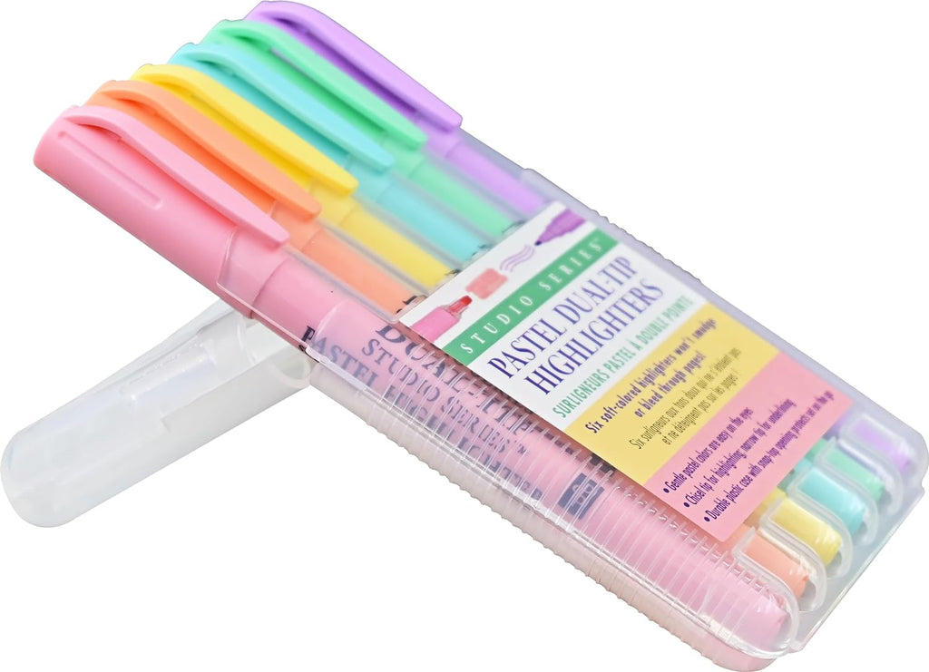 STUDIO SERIES DUAL-TIP PASTEL HIGHLIGHTERS (SET OF 6)
