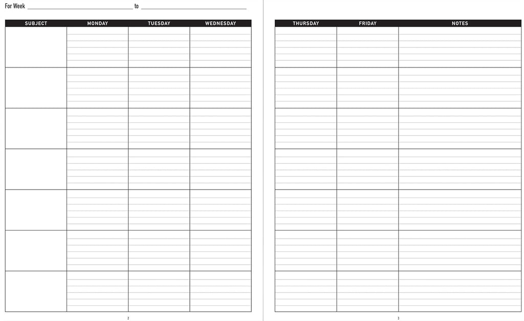 TEACHER'S PLANNER