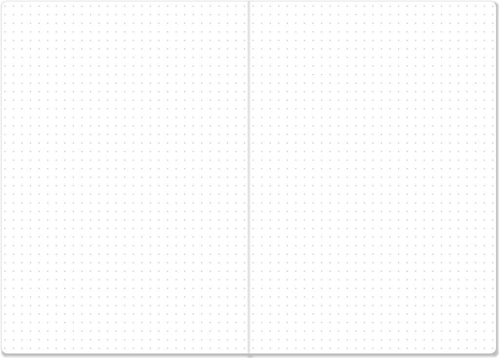Matrix Notebook ESSENTIALS LEATHER DOT MATRIX NOTEBOOK - LARGE A5 SIZE