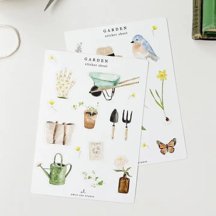 Garden Sticker Sheets