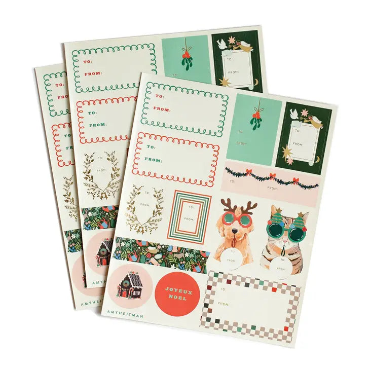 HOLIDAY GIFT STICKERS