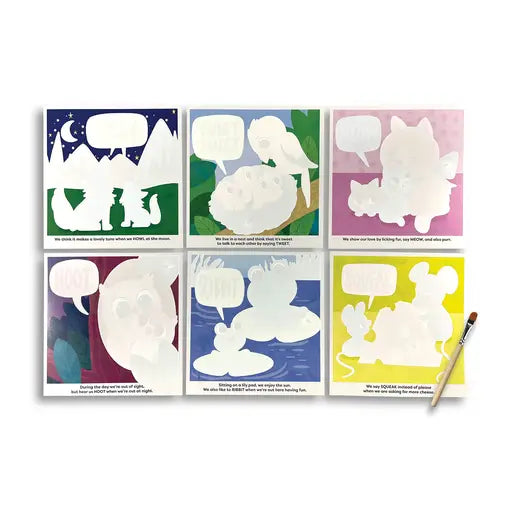 WATER AMAZE WATER REVEAL BOARDS - BABY ANIMALS (13 PC SET)
