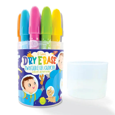 DRY ERASE TWISTABLE GEL CRAYONS - SPACE ADVENTURE