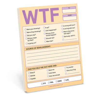 WTF NIFTY NOTE PAD (PASTEL)