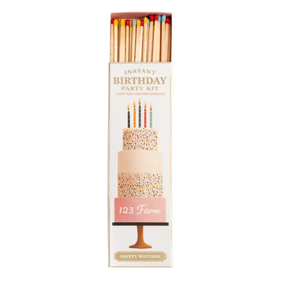 Birthday Party Matches – Assorted 40, Extra-Long (8