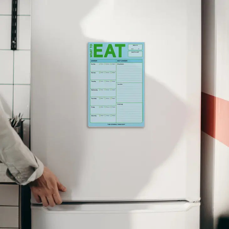 WHAT TO EAT PAD W/ MAGNET (PASTEL)