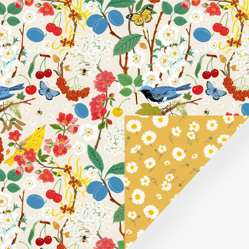 Tree Chatter | Double Sided Wrapping Paper Single Sheets