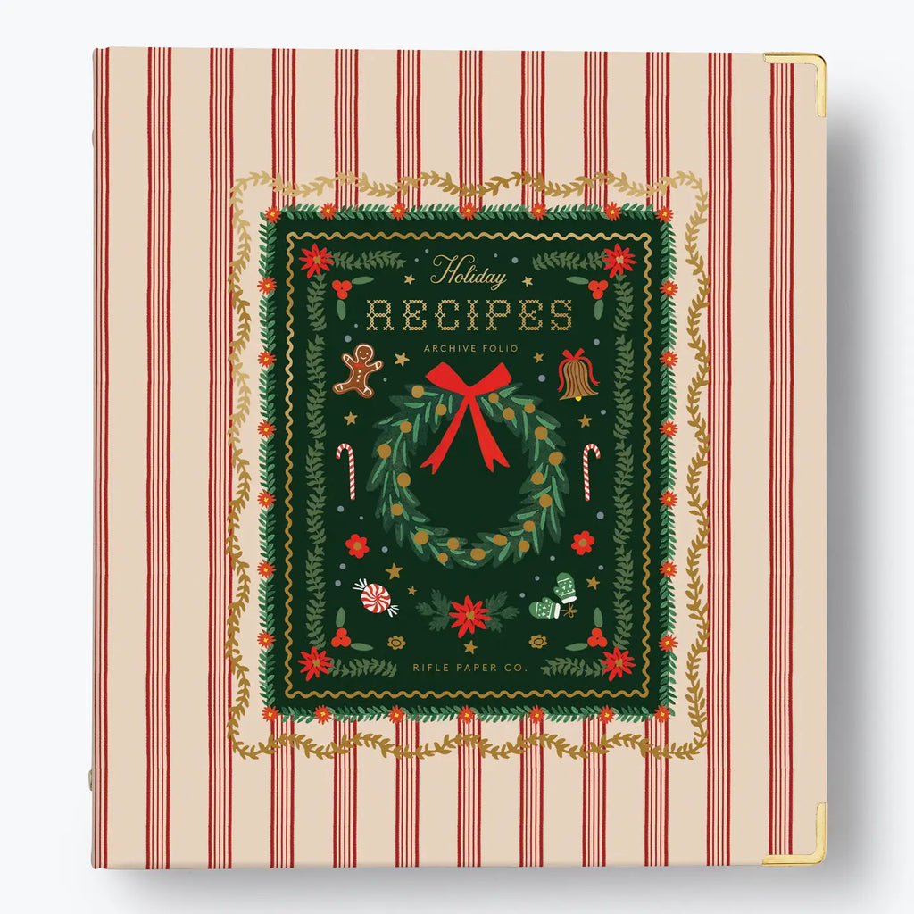 Holly Jolly Recipe Binder