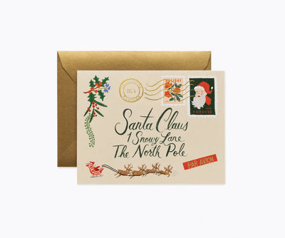 LETTER TO SANTA CARD
