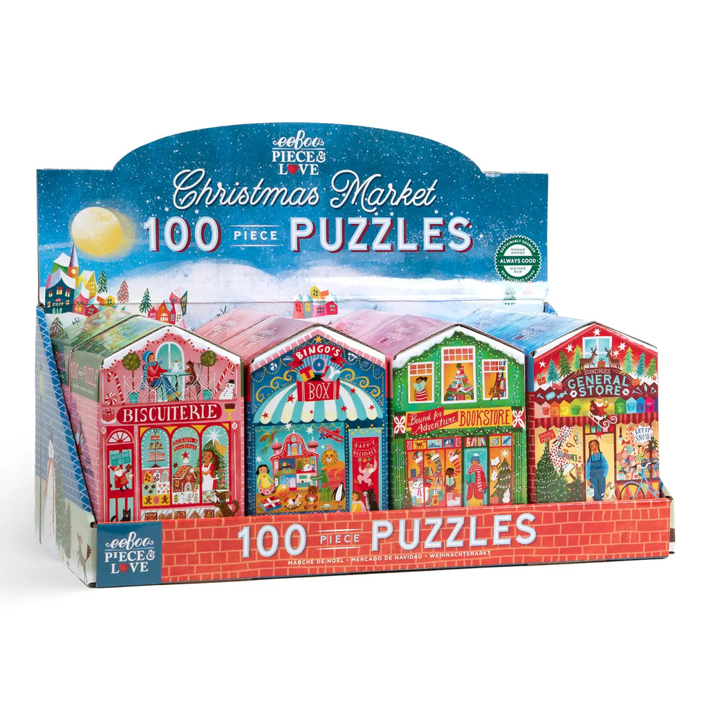 Christmas Market 100 Piece Puzzle Assortment