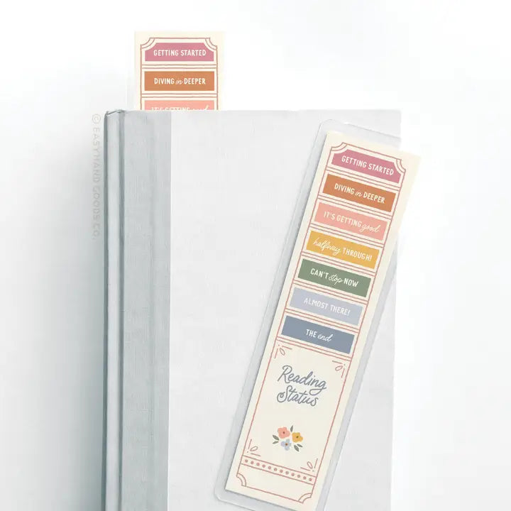 Reading Status Laminated Bookmark