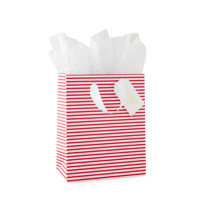 Christmas Gift Bag Set, Red Stripe