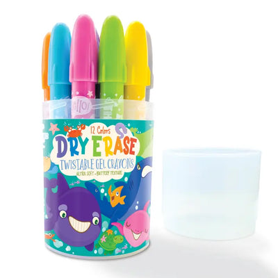 DRY ERASE TWISTABLE GEL CRAYONS - UNDER THE SEA