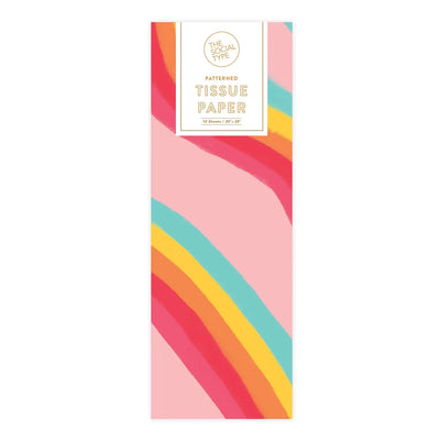 RAINBOW RIBBON TISSUE PAPER