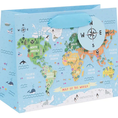 AROUND THE WORLD MEDIUM GIFT BAG