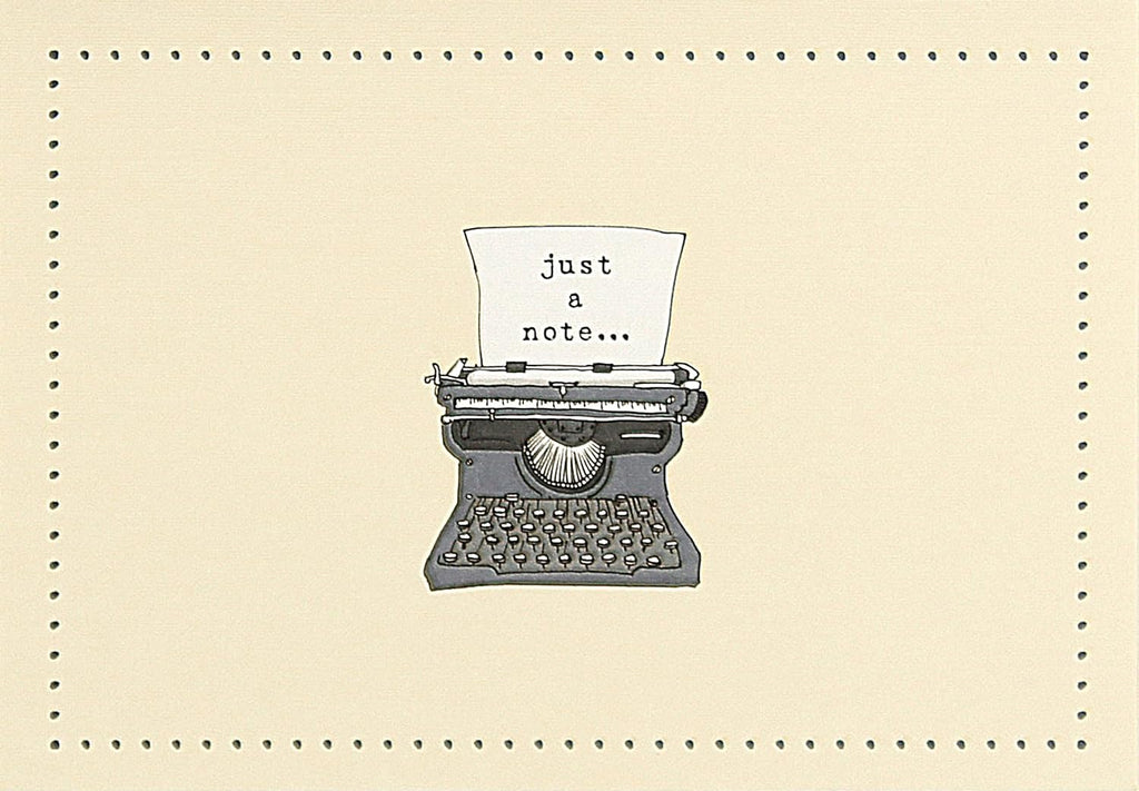 TYPEWRITER NOTE CARDS