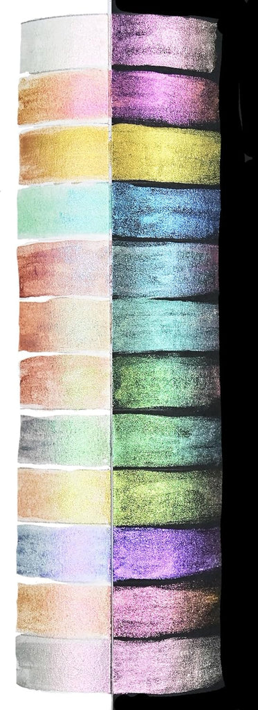 STUDIO SERIES CHAMELEON IRIDESCENT WATER COLOR PAINT SET (12 COLORS)