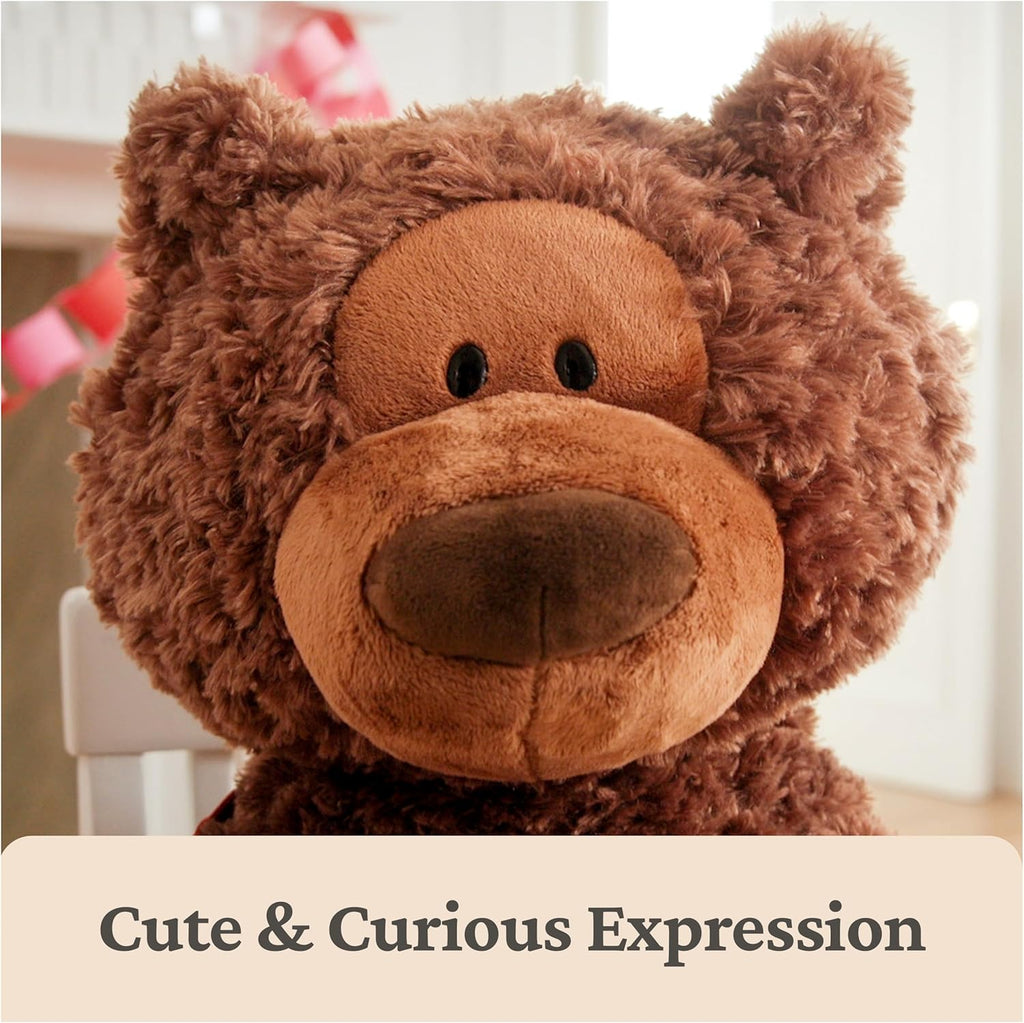 Jumbo Philbin Bear, Chocolate, 29"