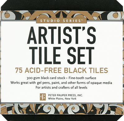 STUDIO SERIES ARTIST'S TILE SET - BLACK