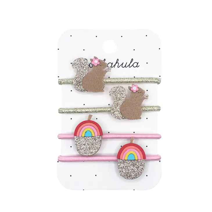 SQUIRREL AND RAINBOW PONIES