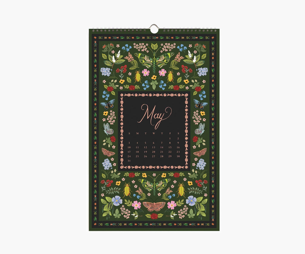 2026 Flora Wall Calendar