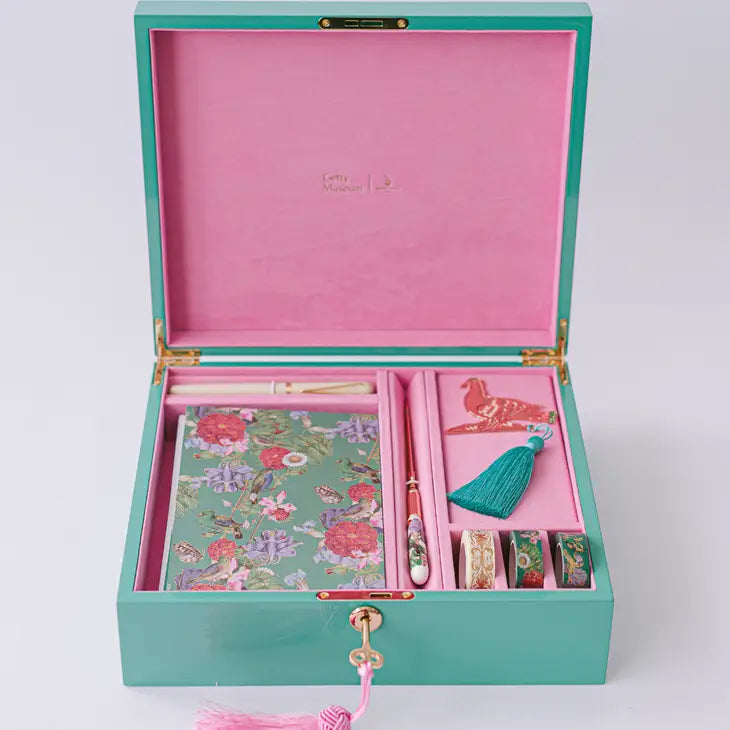 BIRD MENAGERIE ILLUMINATION LACQUER KEEPSAKE STATIONERY SET