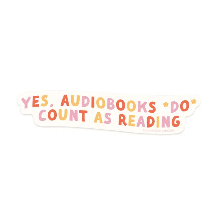 Audiobooks Count As Reading Sticker