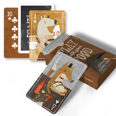 PLAY WITH YOUR FOOD PLAYING CARDS