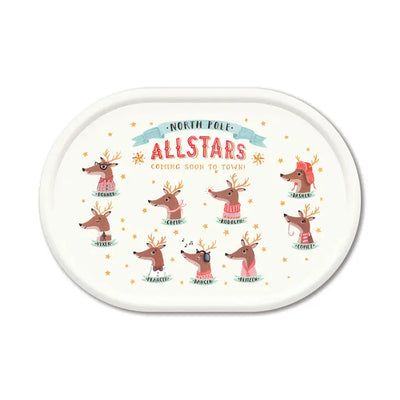 DEAR RUDOLPH REINDEER MELAMINE PLATTER