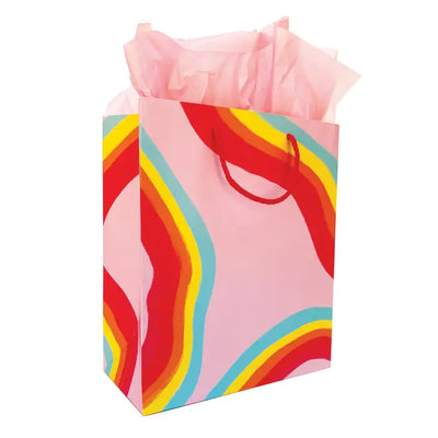 RAINBOW RIBBON GIFT BAG