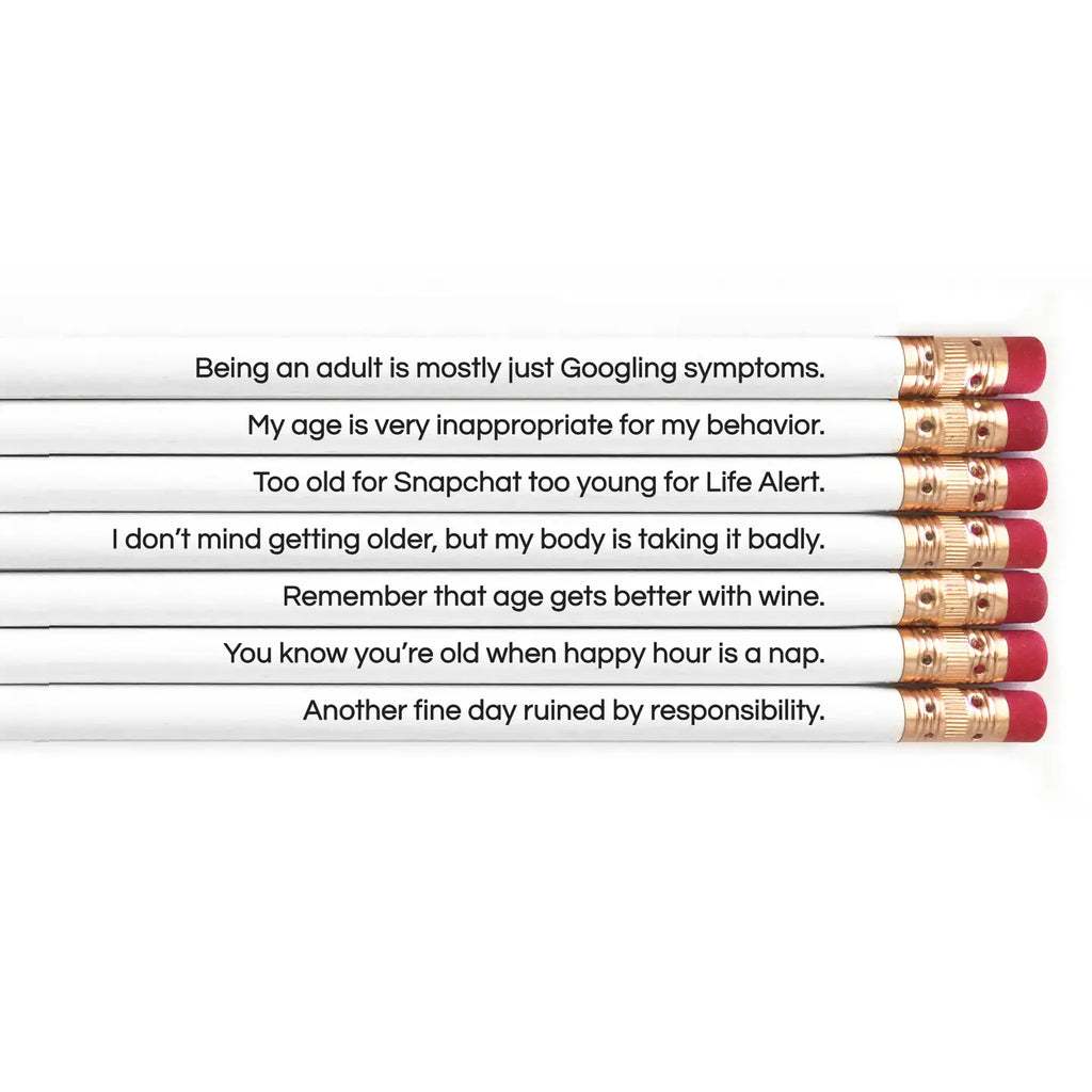 ADULTING IS HARD PENCIL SET