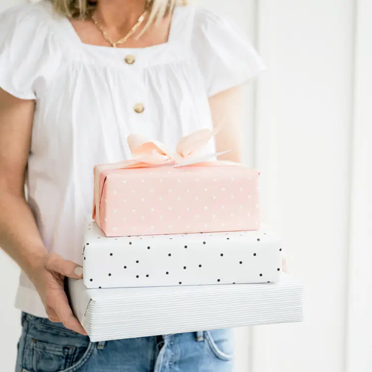 ROSE IMPERFECT DOT - GIFT WRAP ROLL