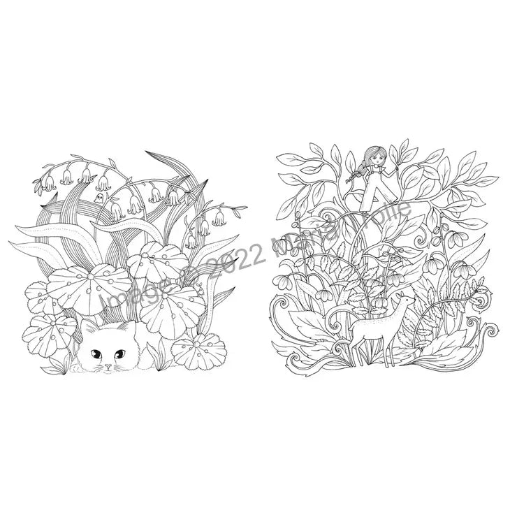 MOON VALLEY COLORING BOOK