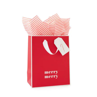 Christmas Gift Bag Set, Merry Merry