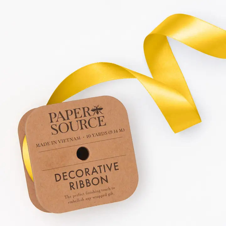 Satin Ribbon 1" Width- Daffodil