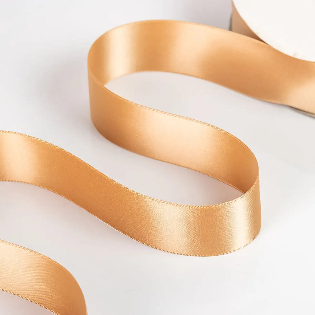 1 1/2" Golden 188 Double Faced Satin Ribbon 100-Yard Roll